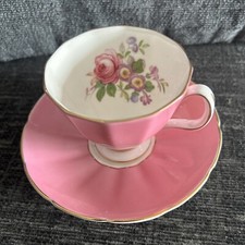 Rare Adderley Floral Bone