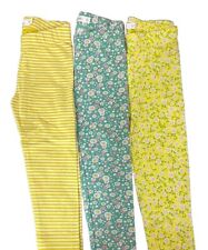 Baby Boden Full Length Everyday Essentia 3 Pack Jersey Leggings-Breton/Ditsy