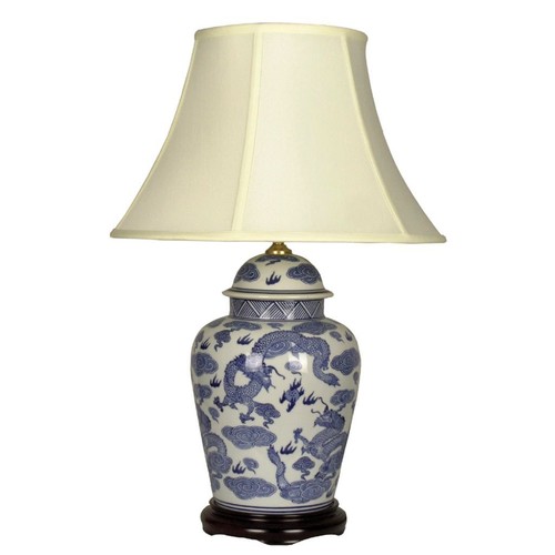 Oriental jar table lamp - oriental,