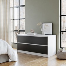 120cm Wide 4-Drawer Bedside