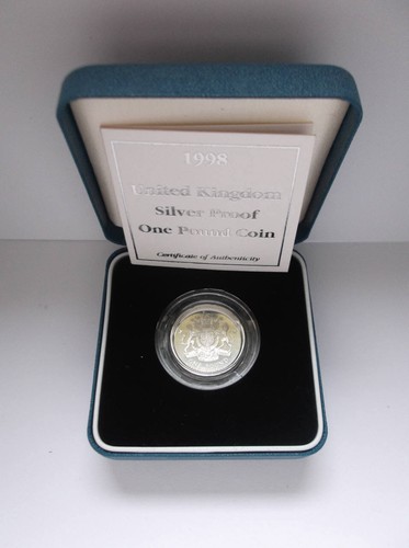 Silver proof one pound - proof,