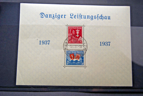 German stamps 1937 danzig - german,