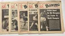 5 x Boxing News - Vintage Papers / Magazines - Issues from 1968