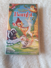 Bambi - Walt Disney The Original Animated Classic VHS Videotape 'U' Certificate