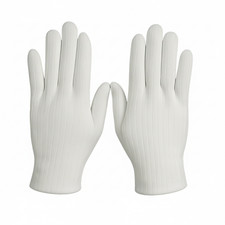 100% COTTON White Gloves