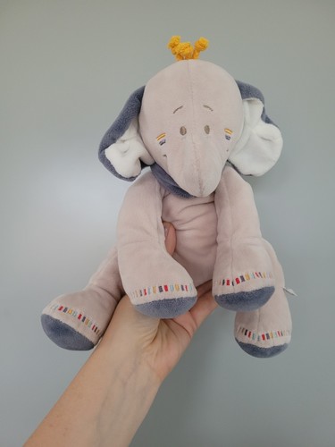 Noukie elephant blue beige - noukie's,