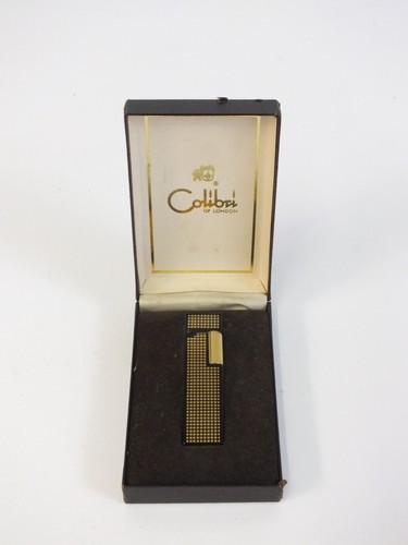 Vintage gold black colibri - gold,