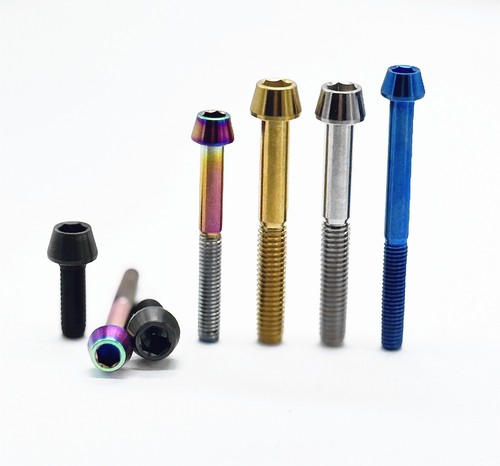 Titanium bolts taper cone - m6,