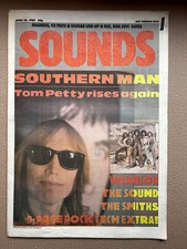 TOM PETTY SOUNDS MAGAZINE APRIL 20 1985 - TOM PETTY COVER with more inside + the