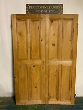 CP94 (43 1/4 x 64) Pair of Old Victorian  antique Pine vintage Cupboard Doors