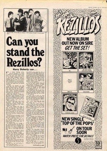 Rezillos can you stand - rezillos,