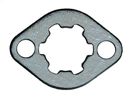 Front sprocket locking plate