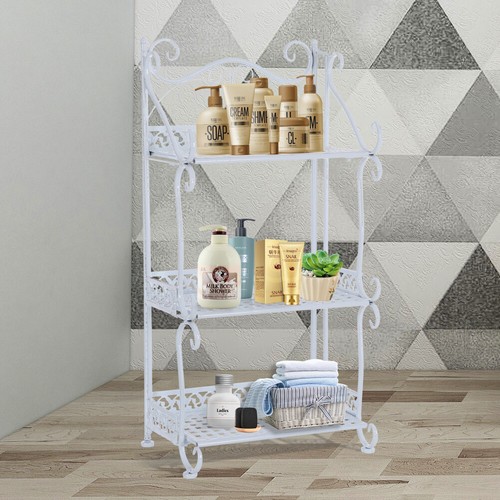 Tier metal white folding - white,