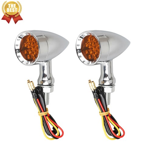 Chrome motorcycle led - chrome,