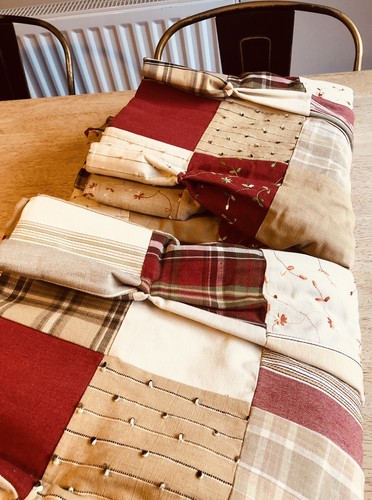 Vintage curtains patchwork - vintage,