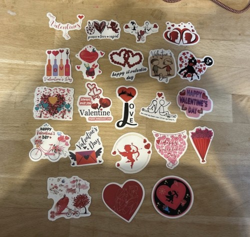 Stickers valentines bundle - stickers,