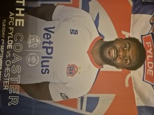 25/26  afc Fylde V Chester  enln sept 2nd