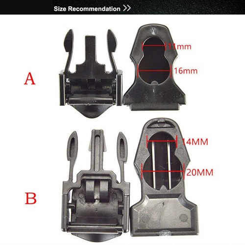 Diving fin strap buckles - 2x,