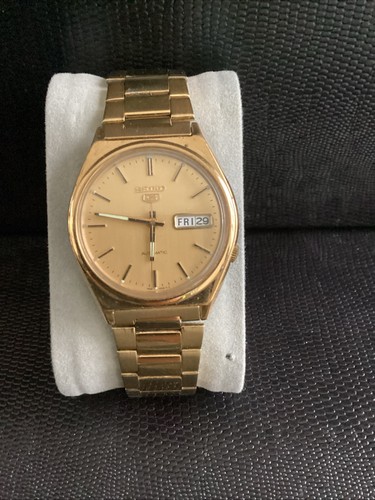 Seiko men goldplated - 5,