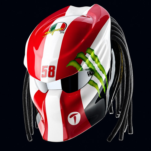 Cafe racer motorcycle helmet - cafe,