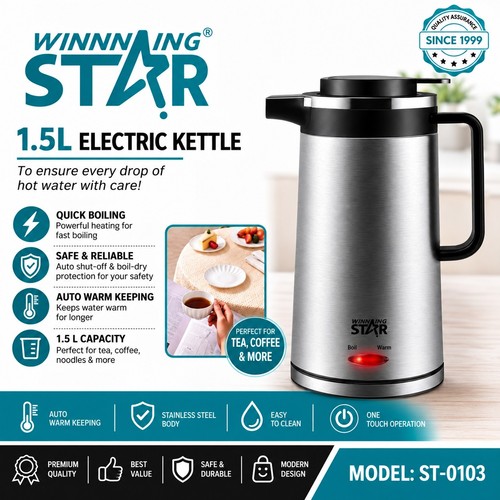 Winning star stainless - star, steel