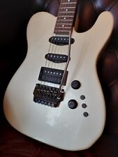 Rare - Fender E-Series Telecaster HSS 1980s Frost White with Floyd Rose Tremolo