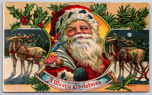 Christmas santa ermine fur - ermine,