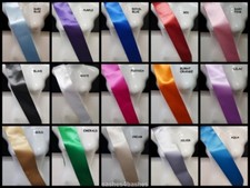 BLANK 100mm satin sash.  Make