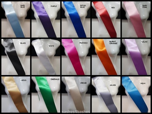 Blank 100mm satin - sash.,