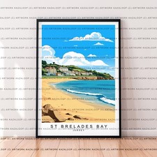 Jersey Coastline Unframed