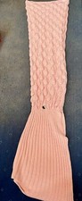 lipsy, lovely pink mermaid tail blanket, BNWOT