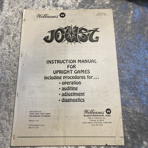 Joust instruction manual - instruction,