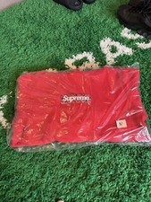Supreme Bandana FW19 Box Logo Bogo Hooded Sweatshirt | Red | Lightly Used