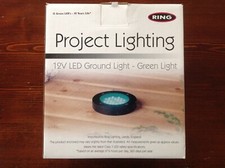 Ring Lutea Ground 12v 15 Led Lights Colour Green Garden Patio Deck lighting 