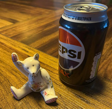 Royal Crown Derby Teddy Bear Paperweight Victoria, No Stopper or Box, Ca 1997.