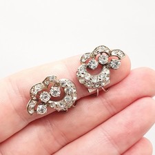 Antique Solid Silver Diamond