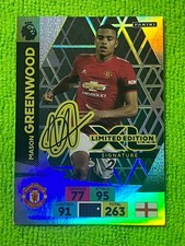 Limited Edition Signature Mason Greenwood Adrenalyn XL 2020-21 Trading Card