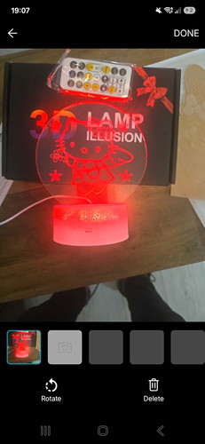 Hello kitty illusion led - kitty,