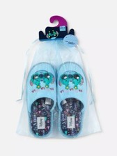 Primark Disney Lilo & Stitch Slippers Gift Bags Green UK Size 3/4 5/6 & 7/8