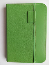Amazon Green Leather Lighted Cover case for Kindle keyboard model D00901 3rd Gen