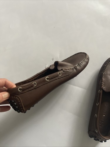 Superga leather brown loafer - superga,