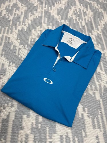 Oakley men blue golf polo - golf,