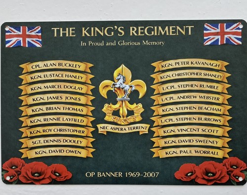 King regiment 1958 2006 op - king's,