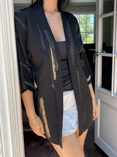 Vintage kimono haori japanese - haori,