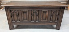 Vintage Old Charm Carved Oak