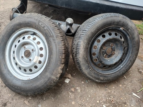 Caravan spare wheel with - ,