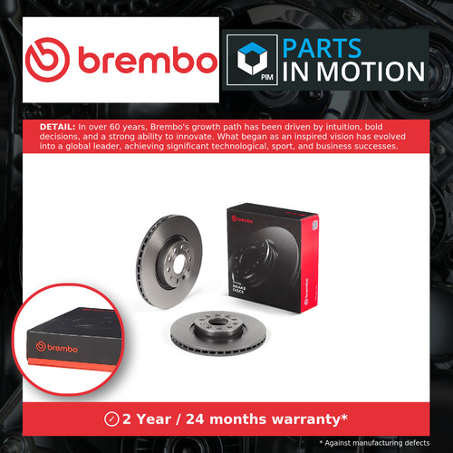 Brake discs pair vented - discs,