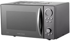 Morphy Richards 900W Standard Microwave 23L child lock 8 programmes - Black