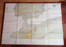 Large RAF Navigation Chart