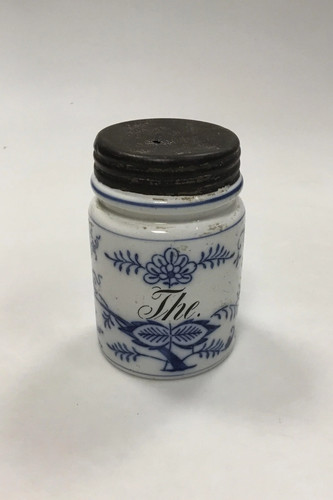 Old blue fluted painted - fluted, tea